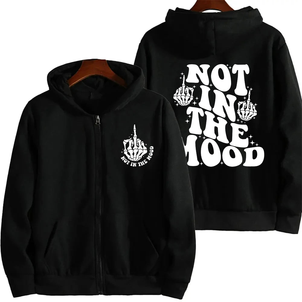 Sudadera “Not In The Mood” – Girl on Throttle