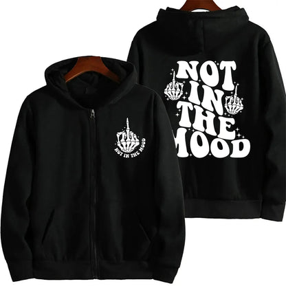 Sudadera “Not In The Mood” – Girl on Throttle